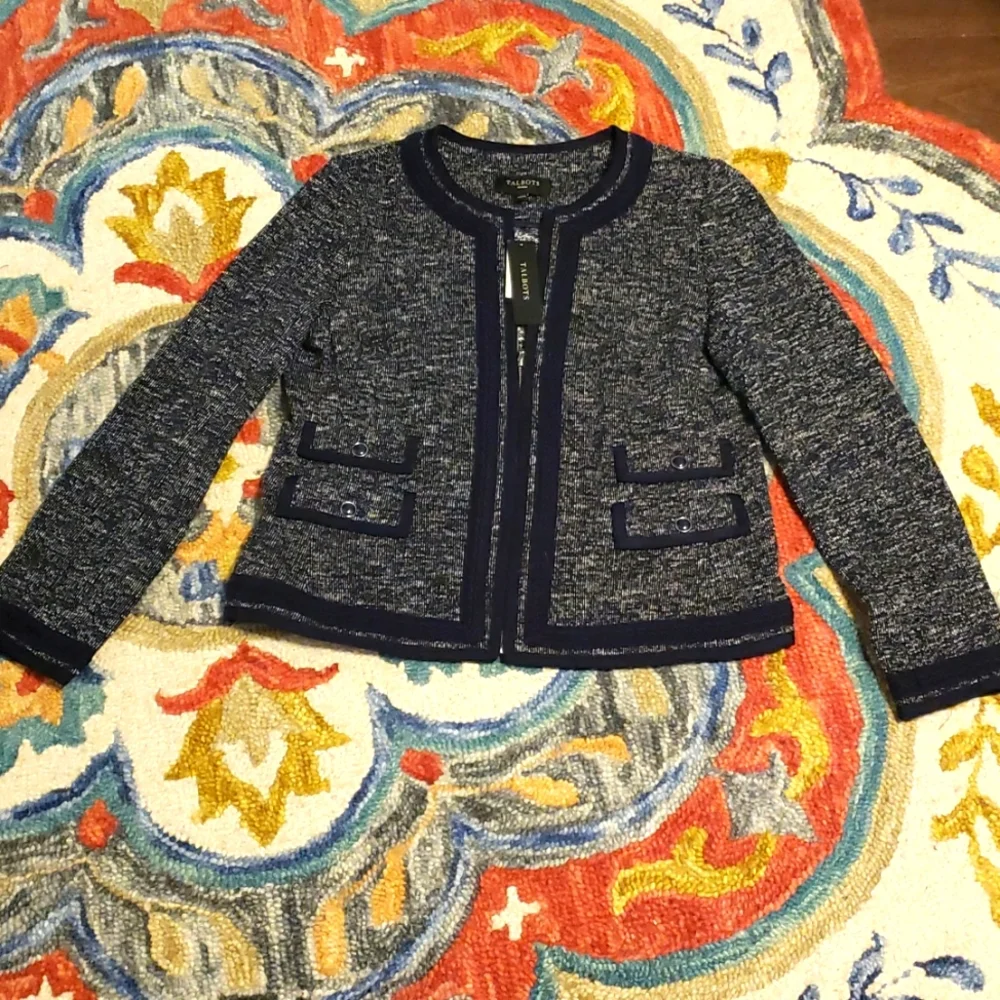 Talbots Tweedy Shacket - Picture 1 of 4